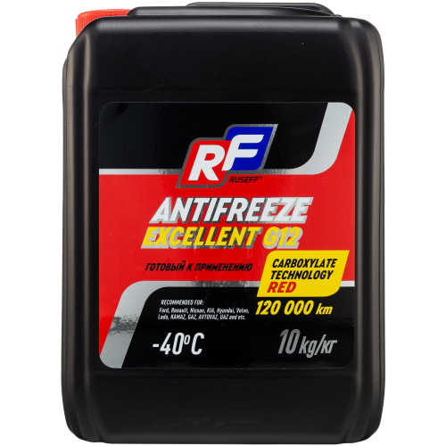 Антифриз ANTIFREEZE EXCELLENT G12 - 10 кг Антифриз ANTIFREEZE EXCELLENT G12 - 10 кг