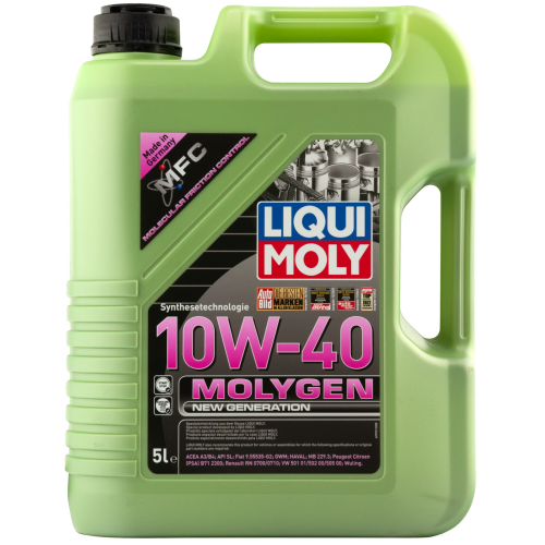 Синтетическое моторное масло Molygen New Generation 10W-40 - 5 л Синтетическое моторное масло Molygen New Generation 10W-40 - 5 л